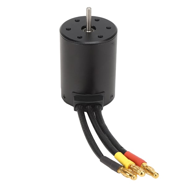 3650 Borstlös motor RC bildel tillbehör passar för HSP 1/8 1/10 RC bil svart5200KV