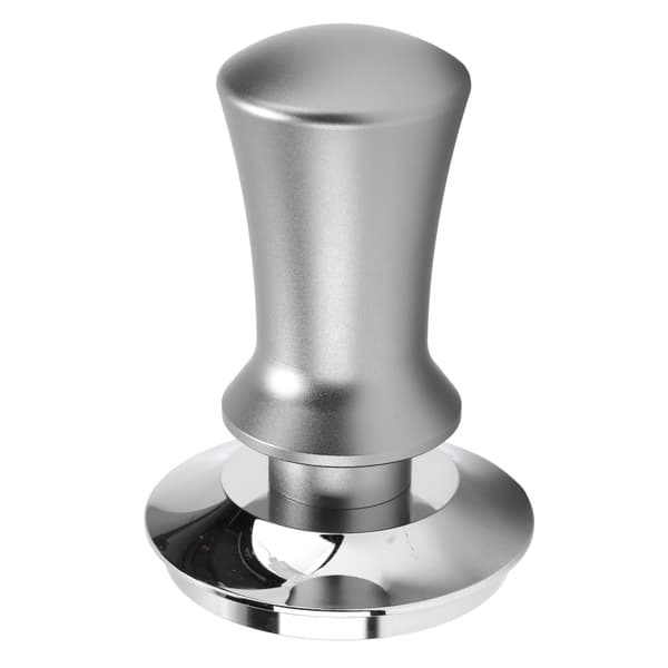 Kaffetamper Kaffepulverpressehammer Rustfritt Stål Konstant Trykk for Kaffetilbehør Sølv 58mm