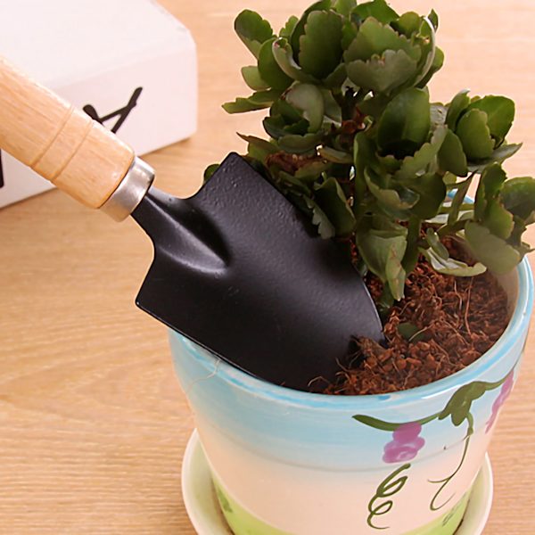 Trädgårdsskyffel Set Mini Kit Hushållskruka Plantering Blommor Suckulenta Trädgårdsarbete ogräsrensning Verktyg