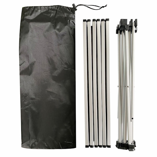 Rullebord i aluminiumlegering for camping, rullebord, sklisikker, slitesterk, minipiknikbord for camping, fotturer, reiser