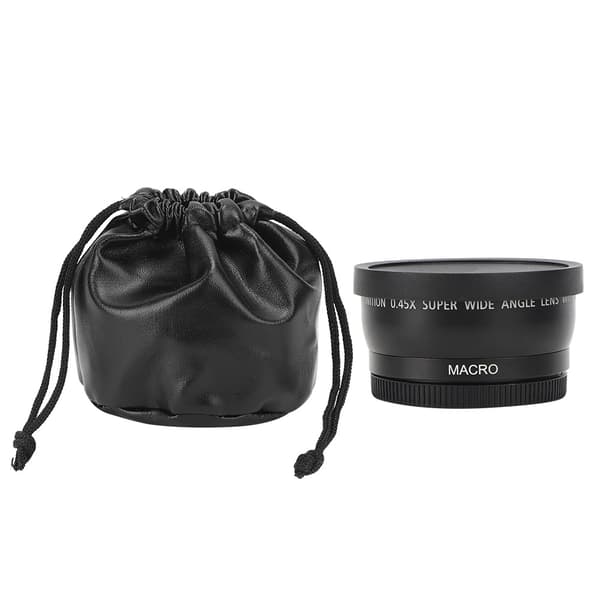 JSR‑1152 55MM 0.45X Avancerad Vidvinkel Makroobjektiv Passar Alla Kameraobjektiv med 55MM Diameter