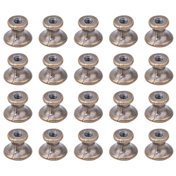 20 set mini svamphuvud handtag nippel spik liten lådskåp Smyckeskrin Knoppar drar