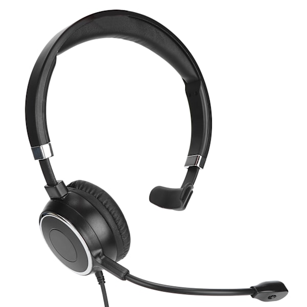 Puhelinluuri USB Singe‑Ear -puhelinluuri mikrofonilla ja äänenvoimakkuuden säädöllä