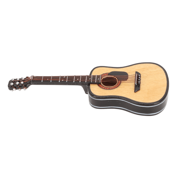 Musiikki-instrumentin rintaneula, kitaran muotoinen miniatyyri-instrumentin rintaneula, koristeellinen samettivuorattu kotelo