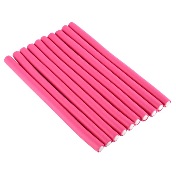 10 stk/sæt bløde hårruller krøllehår bøjelige ruller DIY magiske hårrullerværktøj styling
