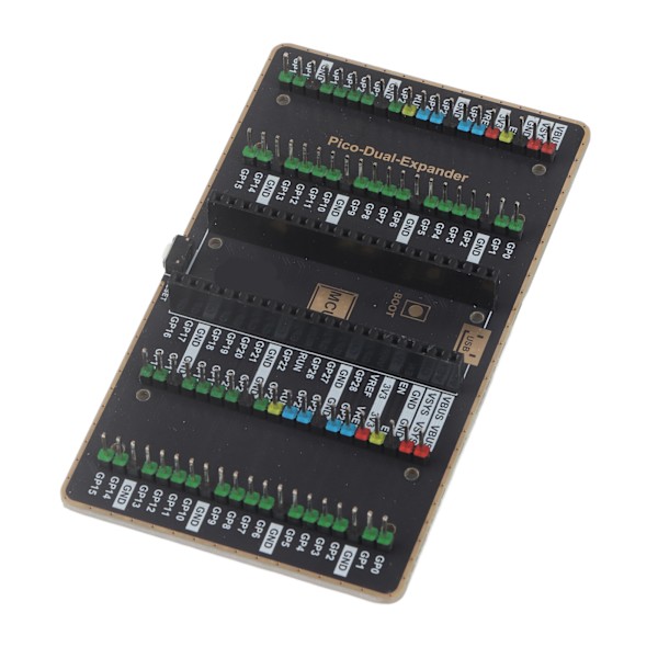 Eksternt udvidelseskort Dobbelt udvider til Raspberry Pi Pico Interface Udviklingsmodul