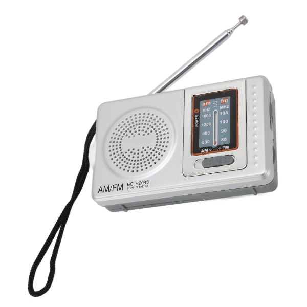 Kannettava radio DSP Chip AM FM-transistoriradio sisäänrakennetulla kaiuttimella kotimatkailun viihdetyöhätätilanteeseen
