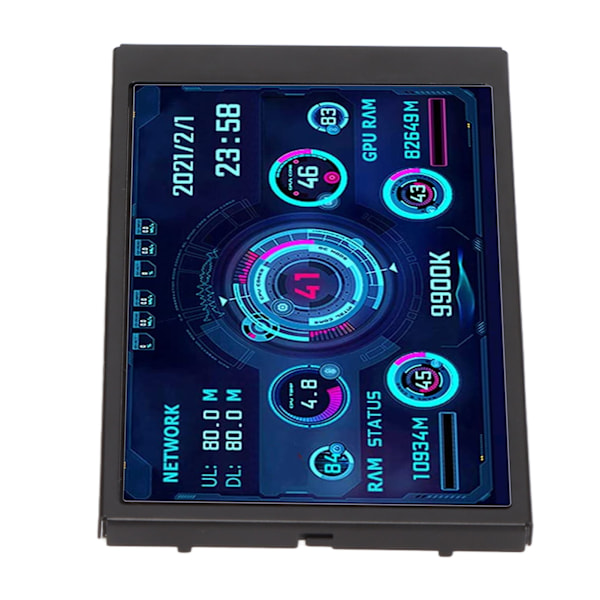 3,5 tommer IPS USB Mini skærm AIDA64 PC CPU RAM Data Monitor PC Sensor Panel Display Temperatur Monitor Computer Temp Monitor