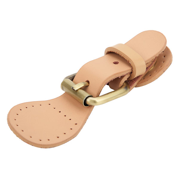 1 st spännlås i kohud för väskor, gör-det-själv-tillbehör i brons (beige)