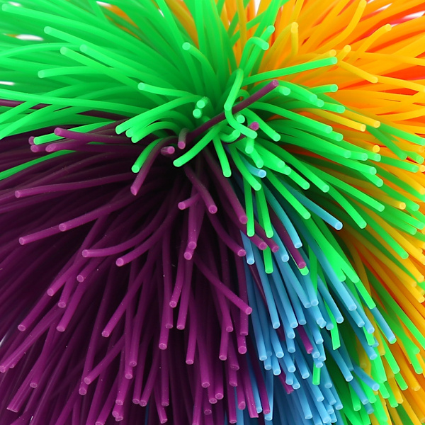 Rainbow Color Silikon Stress Relief Lekeball