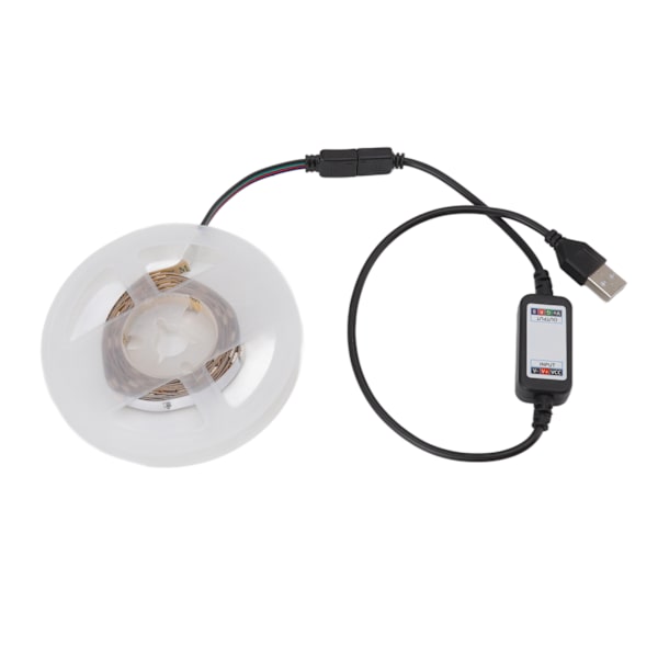 LED-striplys med USB Bluetooth APP-kontroll for romdekorasjoner 5V 2 m