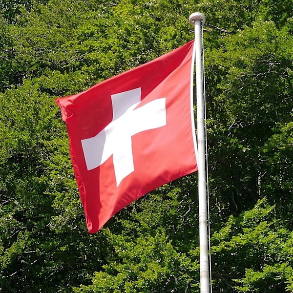 2 st Schweiz Flagga 3x5 Fot 2022 VM Dekorationer