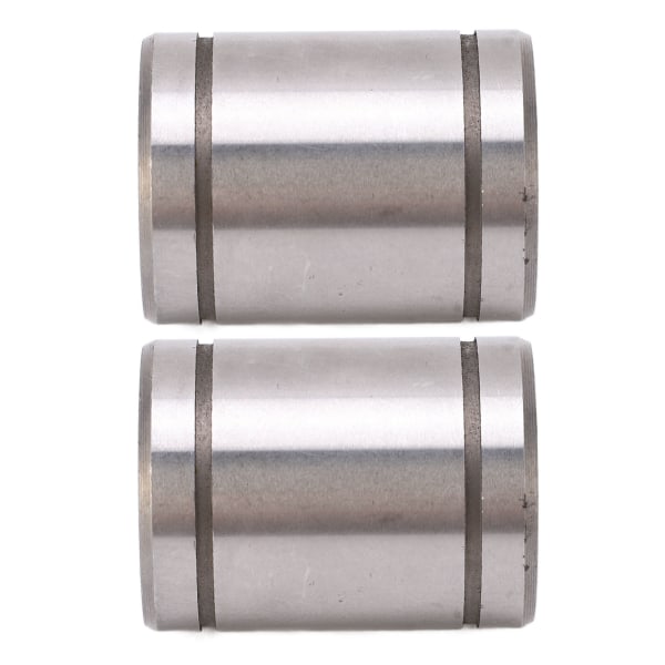 2 st cylindriska linjära rörelsekullager ID 16 mm OD 28 mm LM16UU för CNC 3D-skrivare