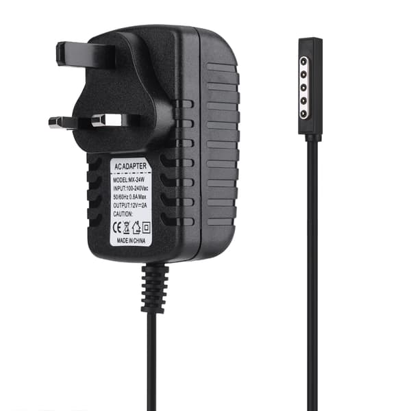 12V 2A strømadapter nettbrett-lader for Microsoft Surface RT/RT2 med UK-plugg 100-240V