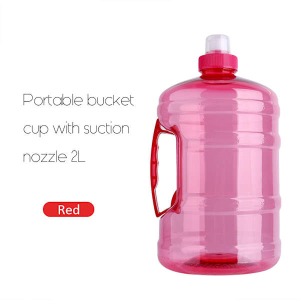 2L Big Large BPA Free Water Bottle Cap Kettle Training Party Drink Outdoor Sport