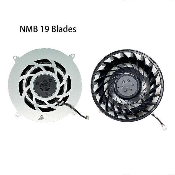 Cooling Fan for PS5 Slim Game Console 19-Blade Internal Cooling Fan Replacement Internal Cooling Fan for P5 Slim Host NMB Fotofärg