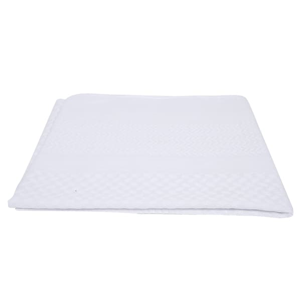 Polyester Muslimsk Hodeplagg Hodebånd Dress Hodeplagg for Saudi-Arabia Dubai UAE Reiser hvit firkant