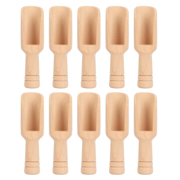 10 stk træbadesaltske polerede overflader Miljøvenlige saltskesebadekar til brusebad Type 1 (2,4x7,6cm/0,95x3,0in)