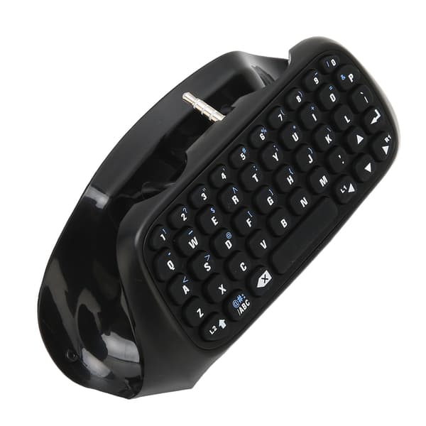 Trådlöst Mini Bluetooth-tangentbord DC 5V Stabilt Bärbart Gamepad Meddelandetangentbord för PS4-kontroll