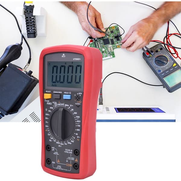 UNI-T UT890D 6000 siffer RMS Ekte Multifunksjons Digitalt Multimeter (Håndholdt)