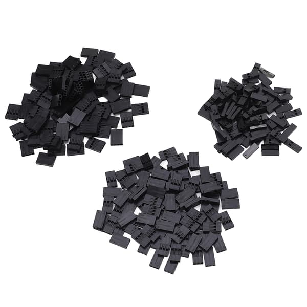 300 stk. Jumper Wire Connector Terminal 2,54 mm 18-26 AWG 2 3 4 Pin Connector Header