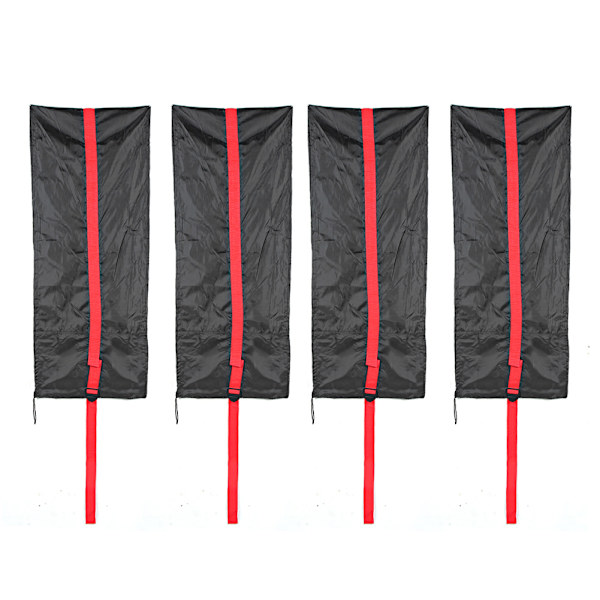 4 stk Universal Reservehjul Deksel Oppbevaringspose Hjulbeskytter for Bil SUV TruckS-190T