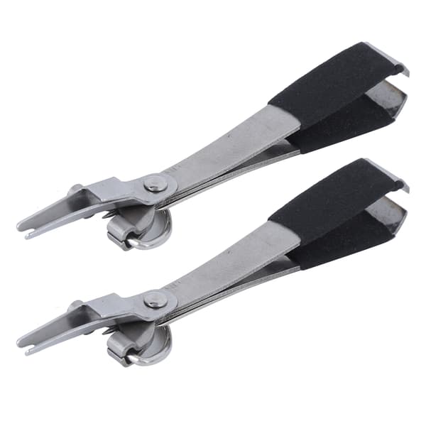 2 stk. Fluestang Rask Knuteverktøy Rask Nail Knotter Linjer Klipp Hook Eye Cleaner med Retractor