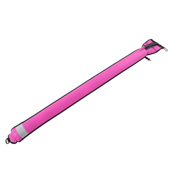 150x15cm Dykker Overflate Markørbøye Høy Synlighet Oppblåsbar Overflate Markør Signalrør Rosa