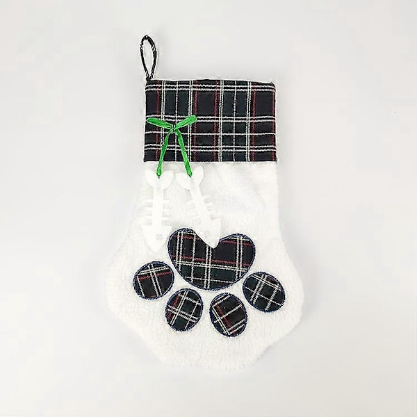 Julestrømper store kjæledyr julestrømper Røde og grønne hundePOTER julestrømper