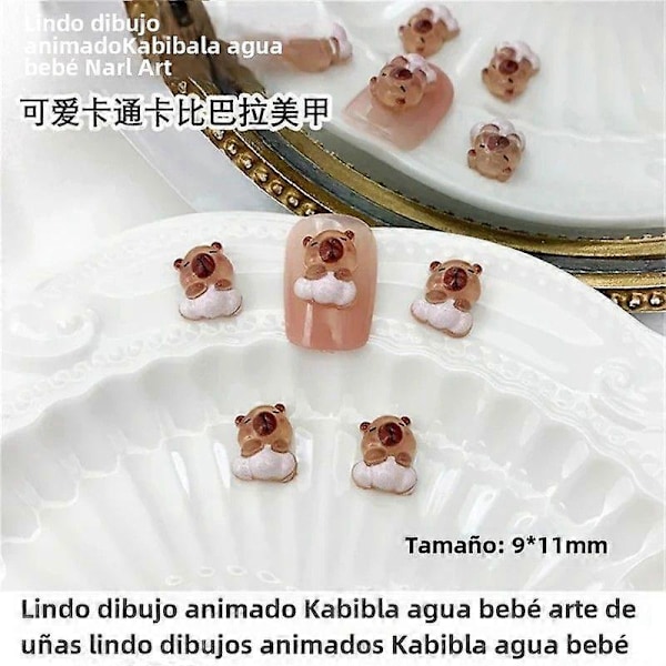 20 kpl Suloisia Delfiini Akvaattisia Kynsitaidehartsi Kawaii Cabochon Kynsikoristeisiin DIY Manikyyri Tarvikkeet 20kpl WSP-002-20