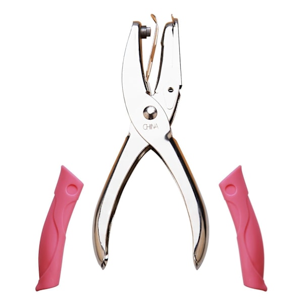 3mm Papirstans med Pink Håndtag til at Lave Små Cirkler