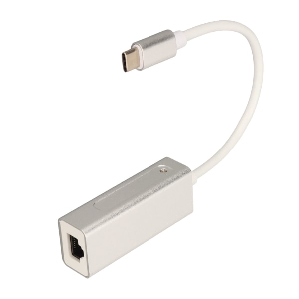 USB C till RJ45 LAN Ethernet Nätverksadapter Höghastighets Stabil Plug and Play Typ C nätverksadapter för stationära datorer Bärbara datorer