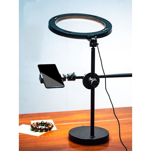 Virtaava LED-valokuvauslamppu 26cm