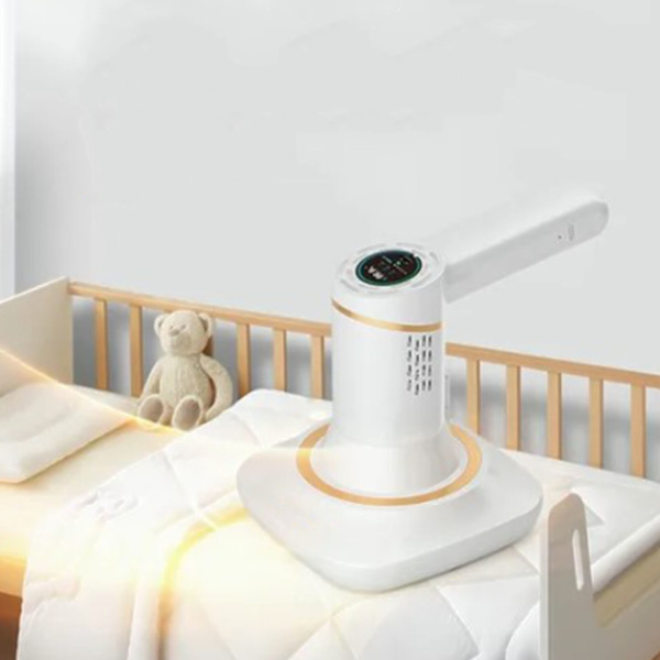 3 i 1 støvsugermiddrenser håndholdt elektronisk middfjerner maskin for madrass sofa hjem hvit