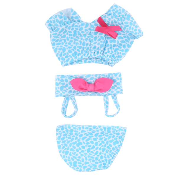 Nukkevaatteet Uimapuku Pukeminen Baby Doll -asut Tarvikkeet 43 cm Nuken LelulleQD18‑019