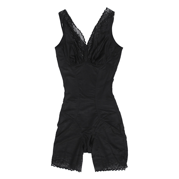 Vatsan Vähentävä Synnytyksen Jälkeinen Muotoiluvaate Vatsan Hallinta Vyötäröä Muotoileva Bodysuit (Musta)XXL