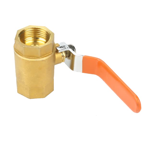 1 stk. DN20 3/4\"BSP Messing Rør Kuglehane 1.6MPa til Vand Olie Gas