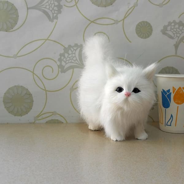 Fluffy Plys Kat Tøjdyr Julefødselsdagsgave