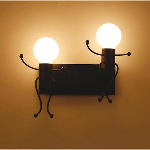 Moderne Minimalistisk LED Vægskænke til Børneværelse og Soveværelse