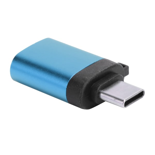 USB3.0 Hona till TypeC Adapter Converter Laddningsdata OTG Stretch Head utan kedja (blå)