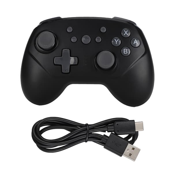 Trådløs Switch Gamepad Controller Joypad Fjernbetjening til Switch Konsol Joystick Sort