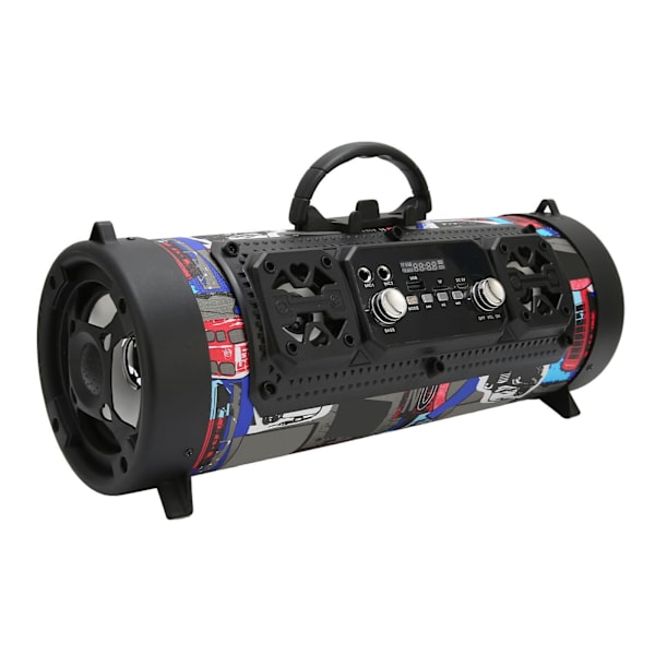 Bluetooth -kaiuttimet Graffiti RGB Langaton kaiutin ääniliitännällä subwooferilla kotijuhliin ulkona retkeilyyn