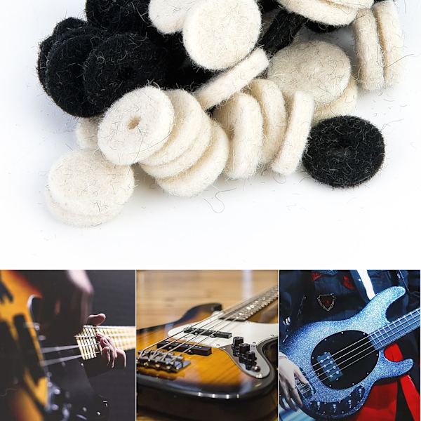 Remlås Spänne Skydd Musikinstrument Tillbehör för Gitarrbas