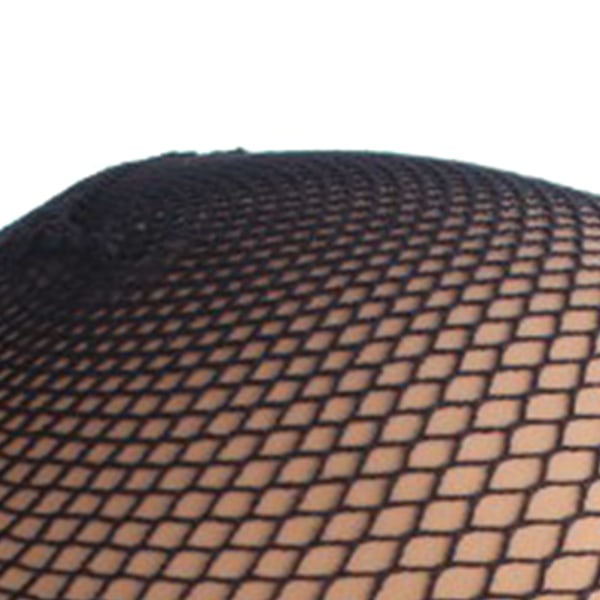 Peruk Kepsar Nylon Sträckbar Andningsbar Dome Mesh Net Peruk Cap För Cosplay Dress Up Svart