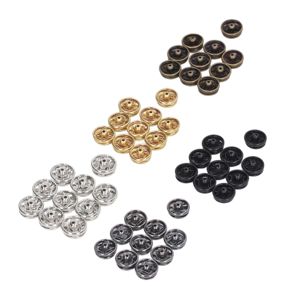 100 stk 5 mm mini trykknapper festemidler 5 farger rustforebyggende Lett vekt miniatyr trykknapper dukke for kvinner menn