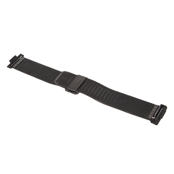 Justerbart armbånd i rustfritt stål med metallspenne for Huawei Watch Fit 2, svart