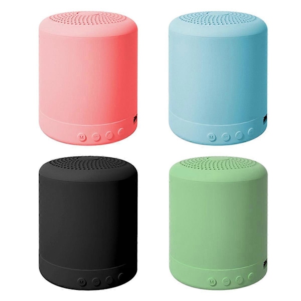 300M/Ah Högtalare Subwoofer Högtalare Stereo Mini Högtalare (Rosa)