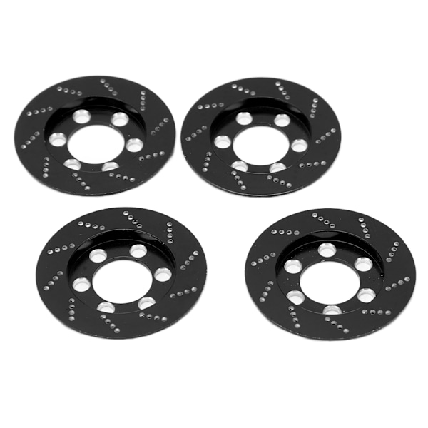 4 st RC bromsok RC simuleringshjul aluminium bromsskiva för 1,9 tums hjul 1/10 RC Crawler CarBlack