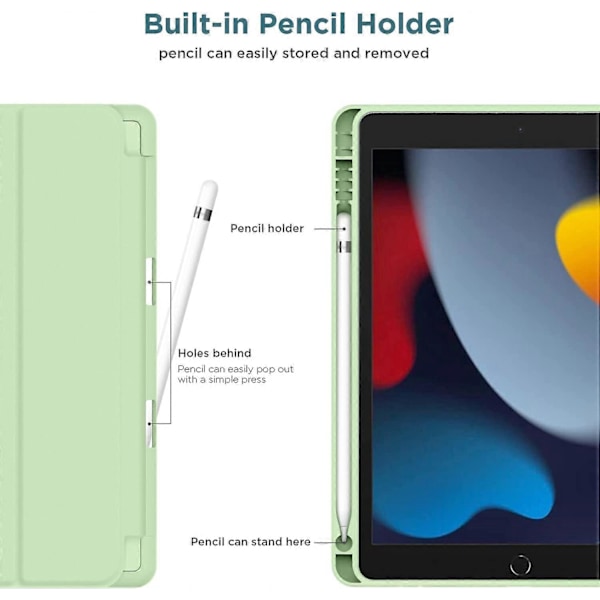 Tech-Protect iPad 10.2 2019/2020/2021 Cover SmartCase grøn