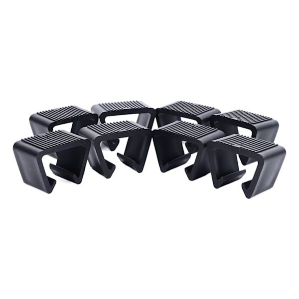 8 stk Utendørs terrassemøbelklemmer Rottingmøbler Festemidler Clips Seksjonssofa Sofa Funiture Clips 4,3 cm/1,7 tommer rille 8 stk.